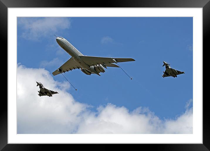 VC-10 and typhoons Framed Mounted Print by Rachel & Martin Pics