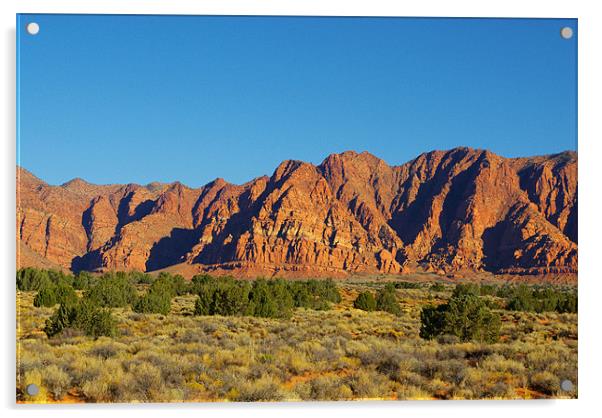 High desert colors, Utah Acrylic by Claudio Del Luongo