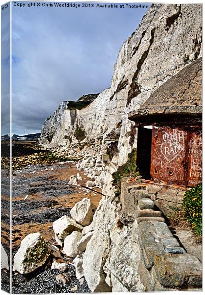 Langdon Beach - St Margarets-at-Cliffe - Dover Canvas Print by Chris Wooldridge