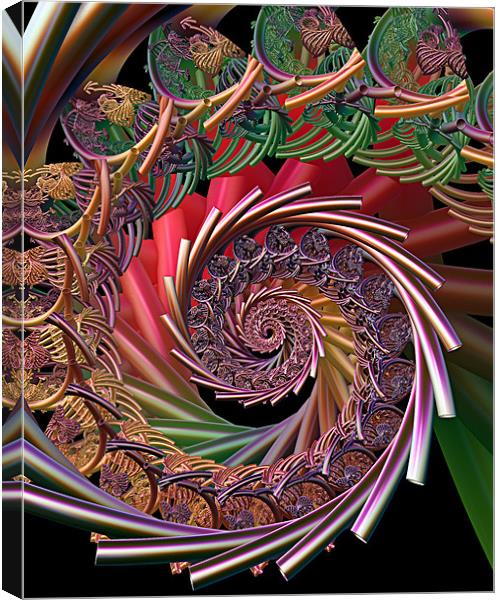 Whole Lotta Rosie Canvas Print by Abstract  Fractal Fantasy