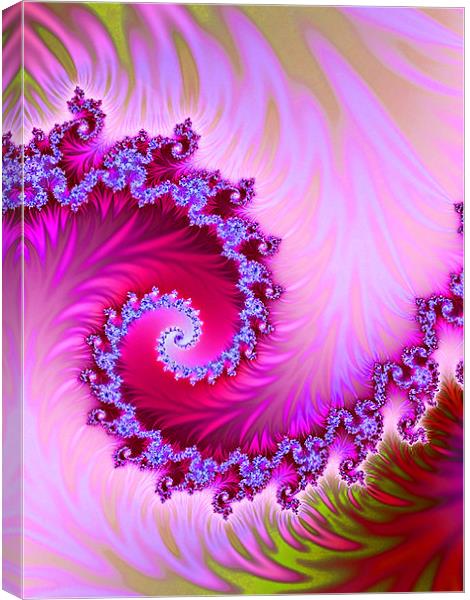Bush Fire Canvas Print by Abstract  Fractal Fantasy