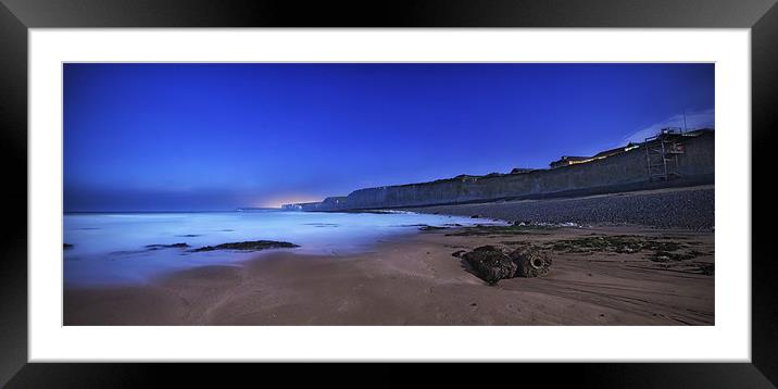 Under a Full Moon Framed Mounted Print by Michael Baldwin
