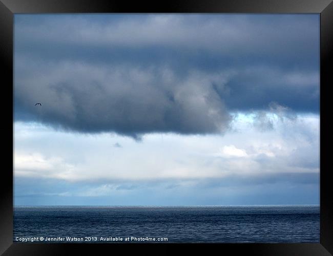 Stormy Sky Framed Print by Jennifer Henderson