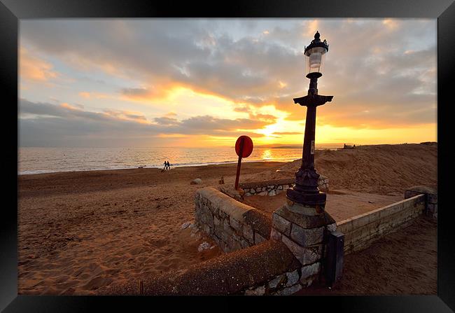 Sunset at Exmouth Framed Print by Jon Short