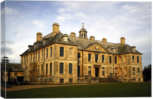 Belton House in the golden hour Canvas Print by Ian Young