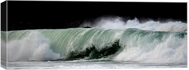 Wave on Clogher beach Canvas Print by barbara walsh