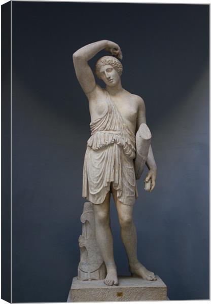 Greek statue Canvas Print by steven sparkes