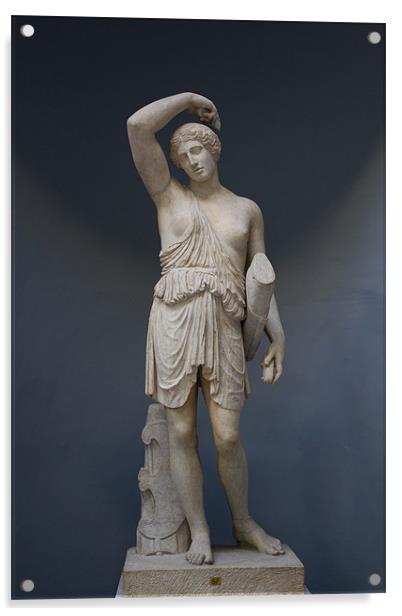 Greek statue Acrylic by steven sparkes