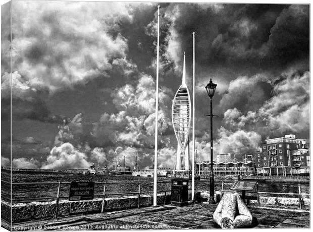 Spinnaker Tower Portsmouth Harbour Canvas Print by Lady Debra Bowers L.R.P.S