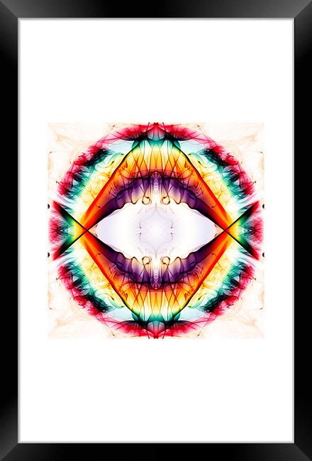 Smoke gets in your eyes Framed Print by Steve Purnell
