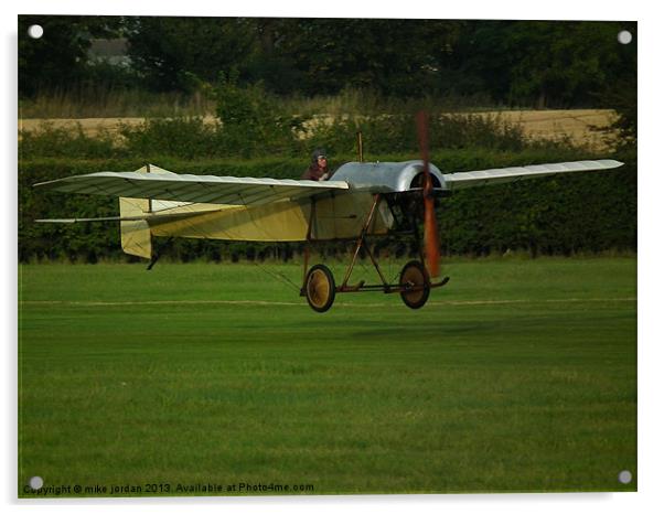 Blackburn Monoplane Acrylic by mike jordan
