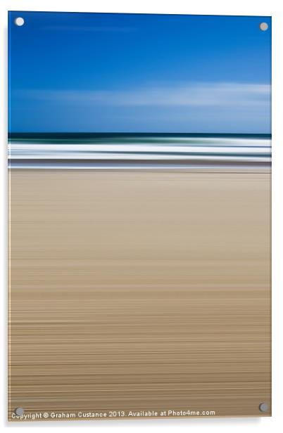 Abstract Beach Acrylic by Graham Custance