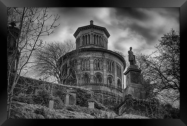 Necropolis Mausoleum Framed Print by Sam Smith