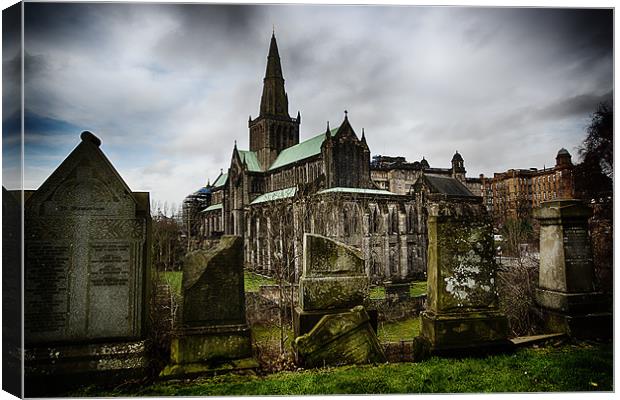 Glasgow Cathedral Canvas Print by Sam Smith