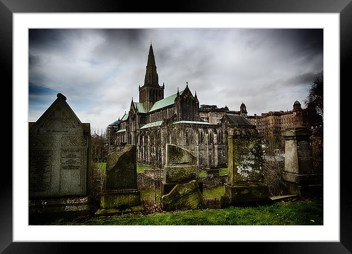 Glasgow Cathedral Framed Mounted Print by Sam Smith