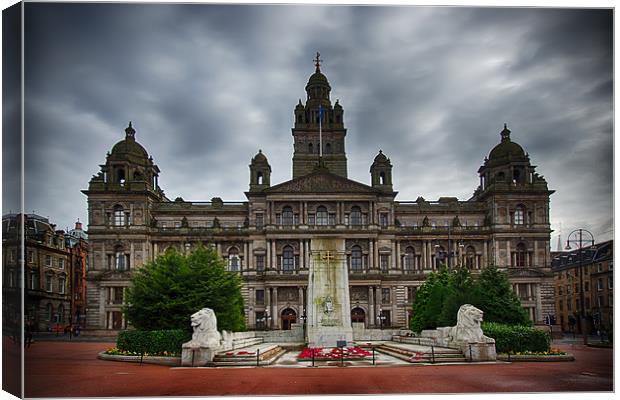 George Square Canvas Print by Sam Smith