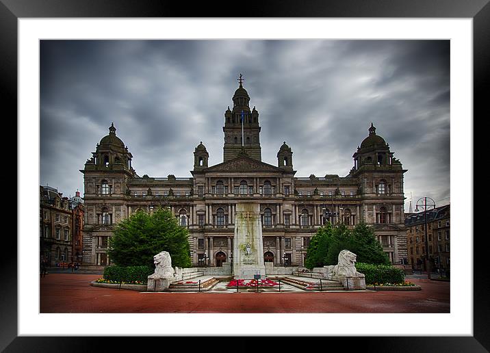 George Square Framed Mounted Print by Sam Smith