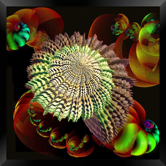 Its life Jim, but not as we know it! Framed Print by Abstract  Fractal Fantasy