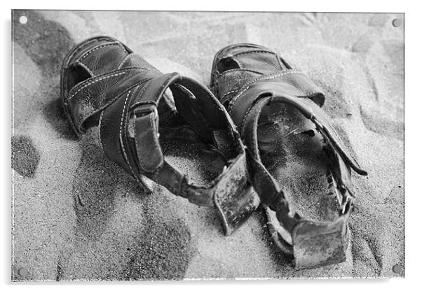 Sandals in the Sand Acrylic by Arfabita  