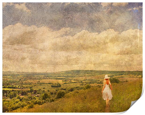 A Perfect Summers Day Print by Dawn Cox