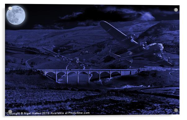 Squadron X Acrylic by Nigel Hatton