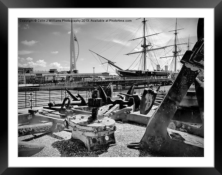 Anchors Away Framed Mounted Print by Colin Williams Photography