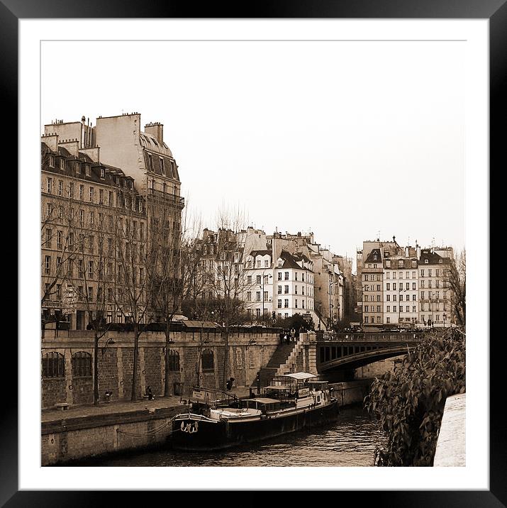 Vintage Paris Framed Mounted Print by Tammy Winand