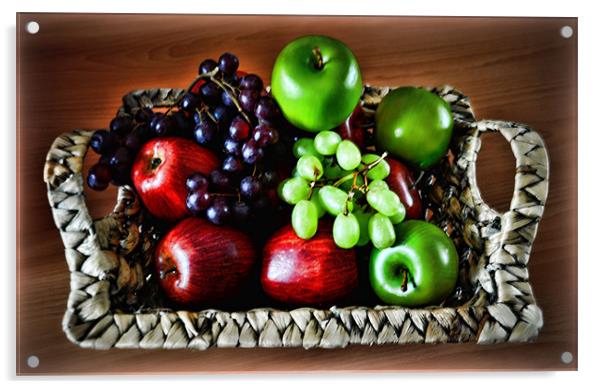 fruit Acrylic by sue davies