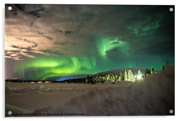 The Aurora Borealis Acrylic by Ian Collins