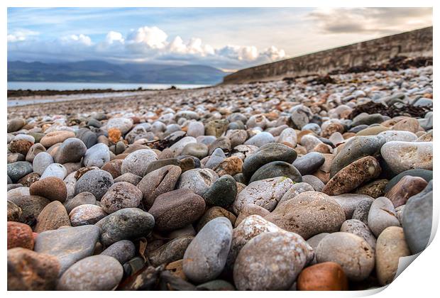 Pebbles Print by Libby Hall