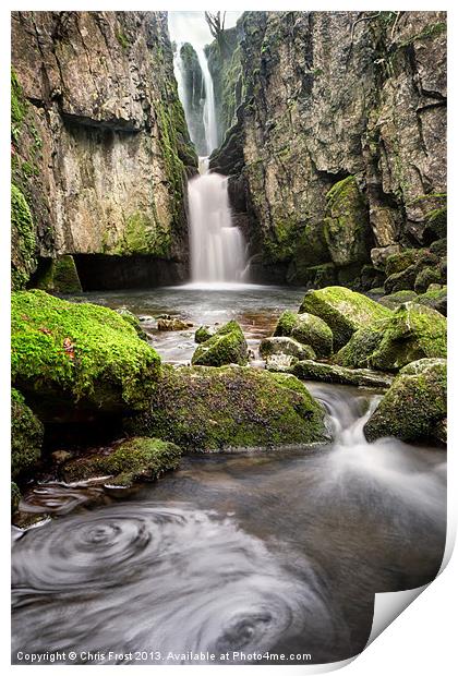 Catrigg Force Falls Print by Chris Frost