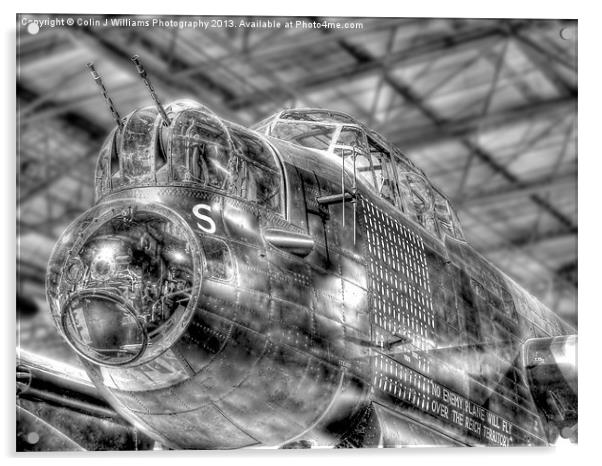 Lancaster S Sugar - Hendon Acrylic by Colin Williams Photography