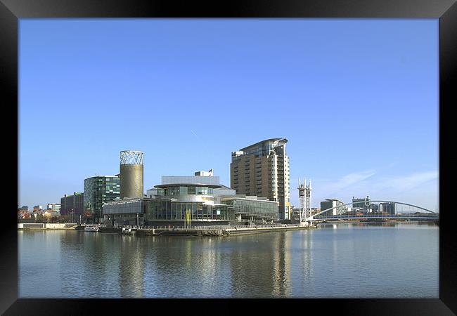 Lowry Centre, Salford Quays, Manchester Framed Print by Alastair Wallace