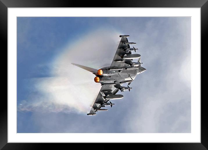 Typhoon in its own cloud Framed Mounted Print by Rachel & Martin Pics