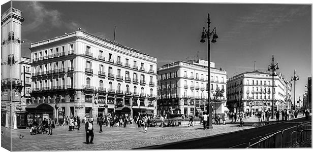 Puerta del Sol - B&W Canvas Print by Tom Gomez