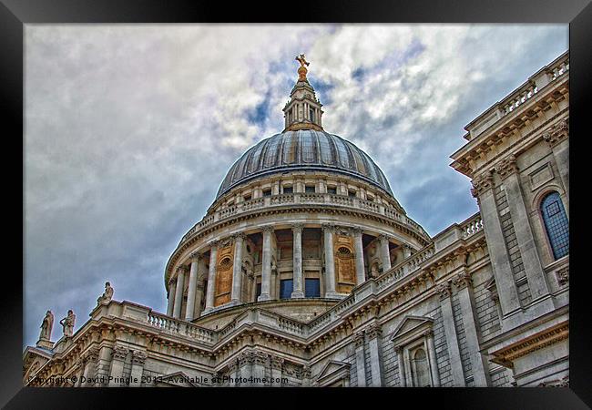 St Paul’s Cathedral Framed Print by David Pringle