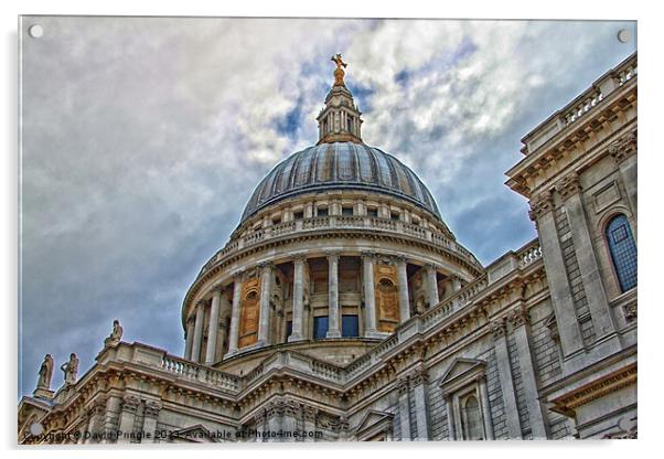 St Paul’s Cathedral Acrylic by David Pringle