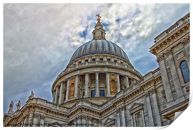 St Paul’s Cathedral Print by David Pringle
