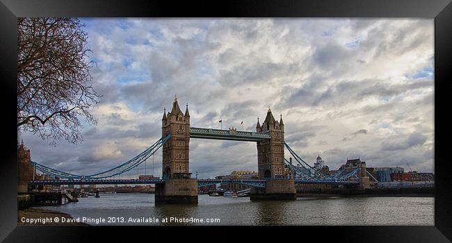 Tower Bridge Framed Print by David Pringle