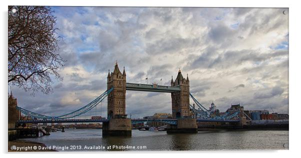 Tower Bridge Acrylic by David Pringle