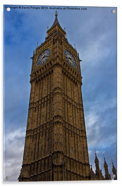 Big Ben Acrylic by David Pringle