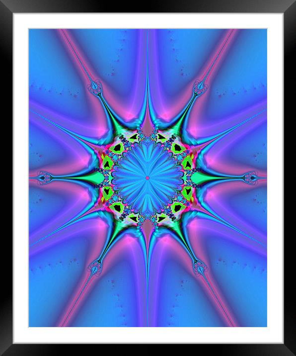 Chug all night Framed Mounted Print by Abstract  Fractal Fantasy
