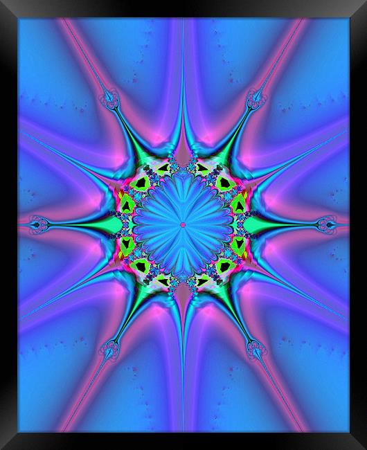 Chug all night Framed Print by Abstract  Fractal Fantasy