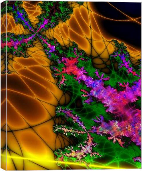 Dirty Deeds done Dirt Cheap Canvas Print by Abstract  Fractal Fantasy