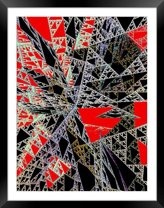 Genesis Framed Mounted Print by Abstract  Fractal Fantasy