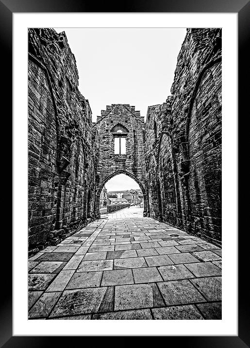 Arbroath Abbey, Scotland, UK Framed Mounted Print by Mark Llewellyn