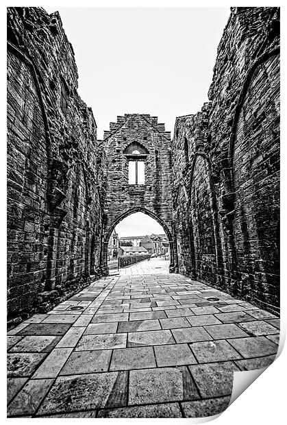 Arbroath Abbey, Scotland, UK Print by Mark Llewellyn