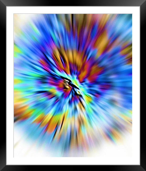 Vortex Framed Mounted Print by Abstract  Fractal Fantasy