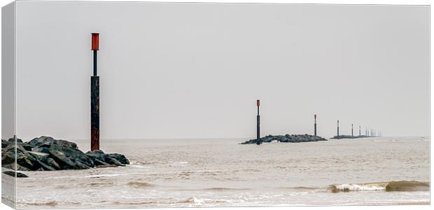 Sea Palling Canvas Print by Stephen Mole