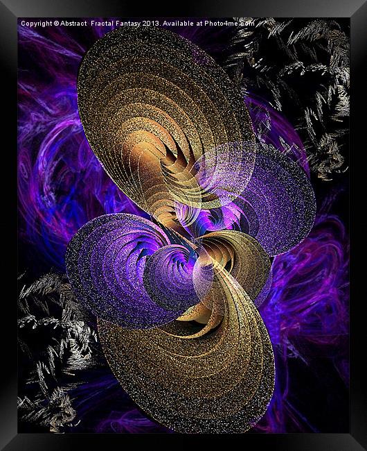 Its Not My Time Framed Print by Abstract  Fractal Fantasy